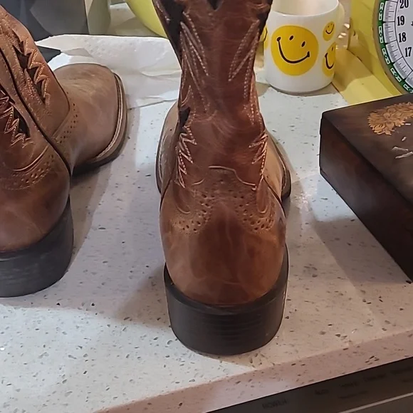 Men's Cool VentTek Western Boot Ariat Size 8 D Style Number Style 10031446 - Picture 9 of 13